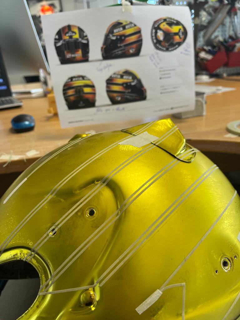 Peinture casque auto - ROMA Designs