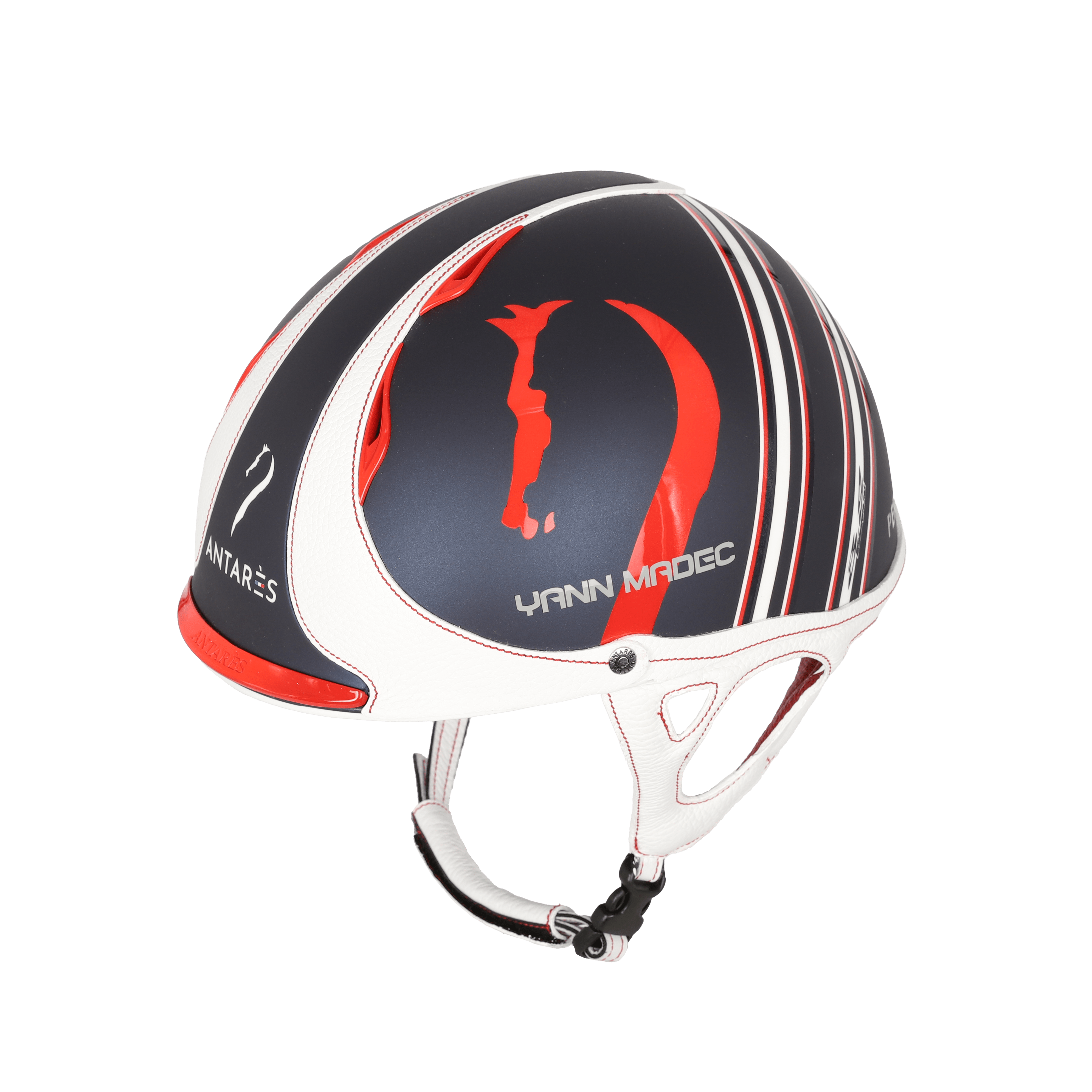 BS Designs  casque personnalisé pour jockey professionnel Antares